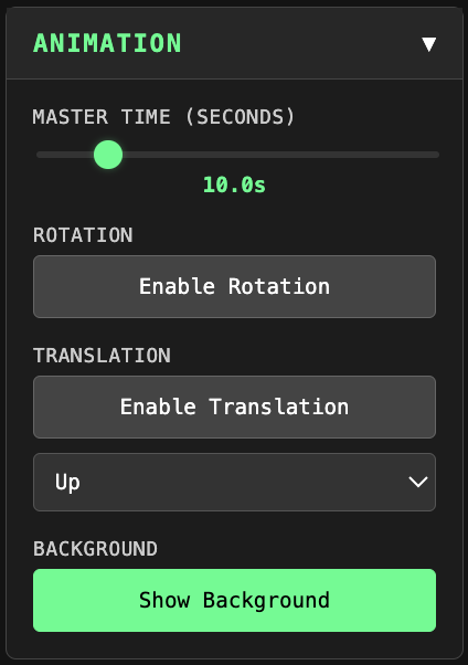 Animation controls