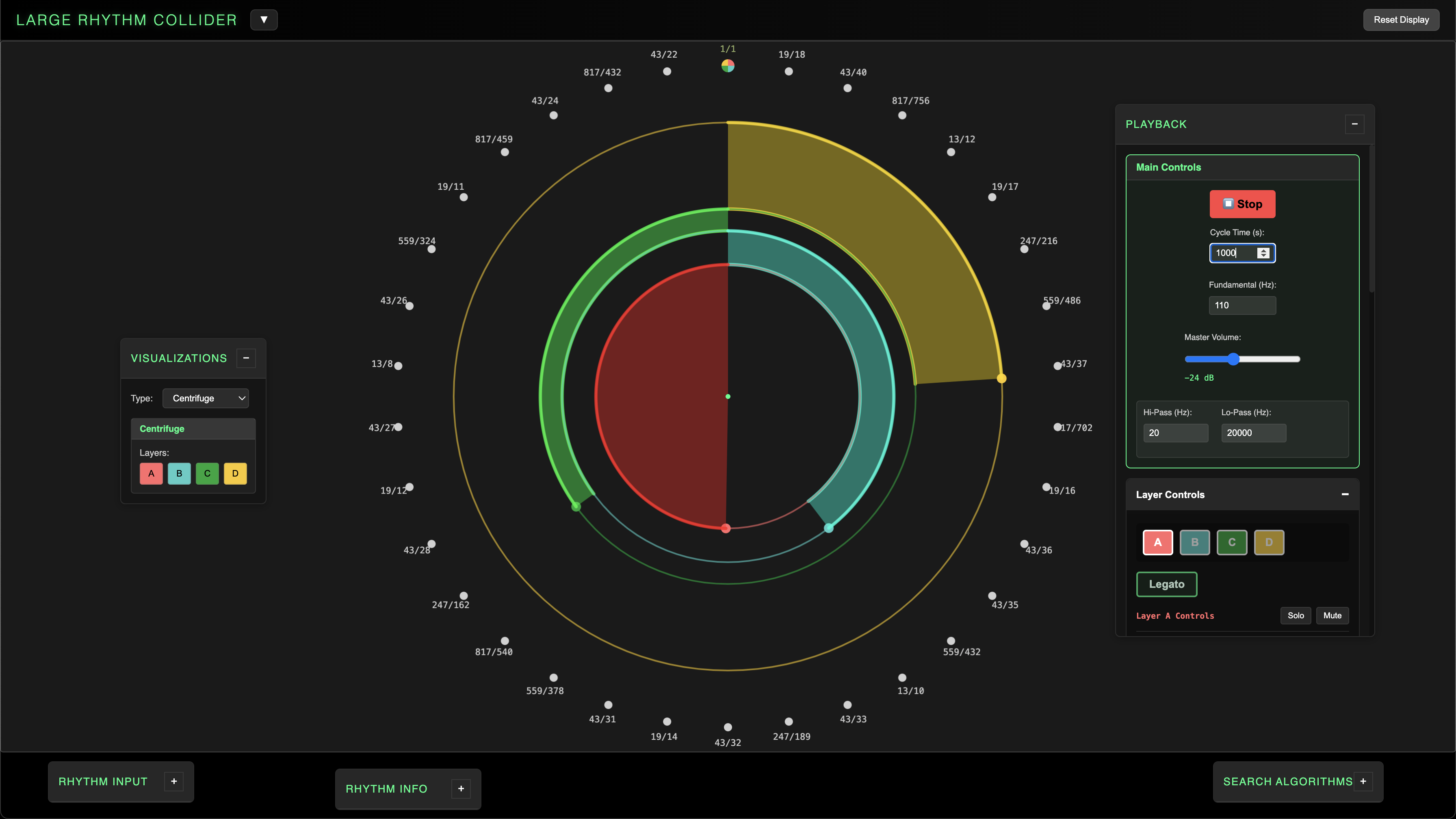 Centrifuge visualization with all layers