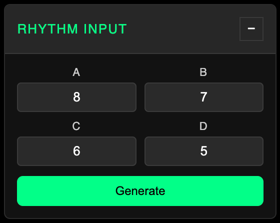 Large Rhythm Collider visuals